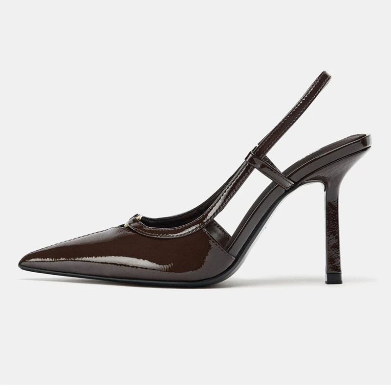 Sylmza Stiletto Pumps Heel Detail