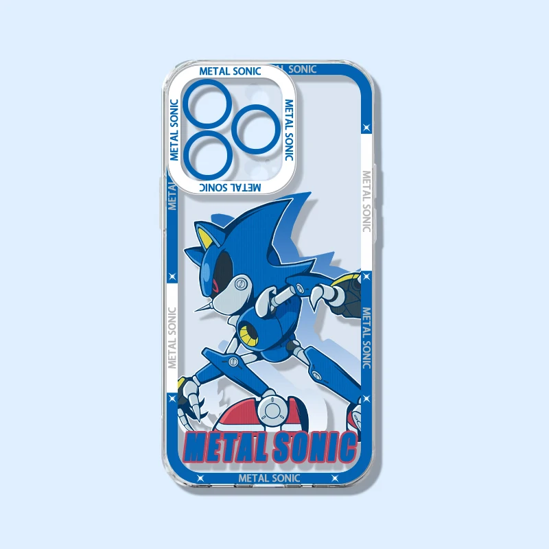 Cartoon Game S-SONIC Clear Phone Case