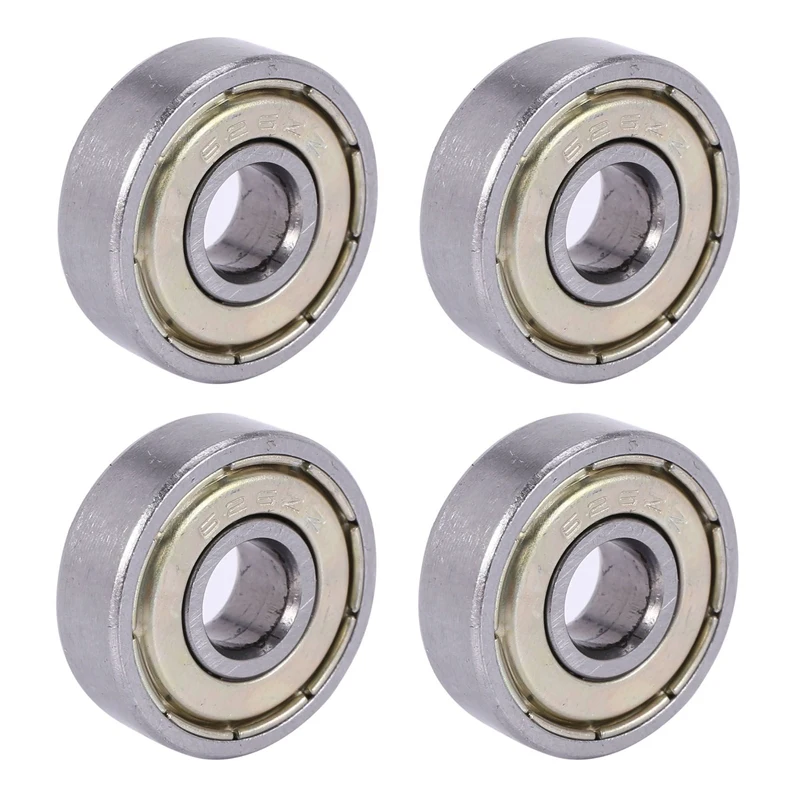 

4X 626Z Double Sealed Ball Bearings 6X19x6mm Carbon Steel Silver