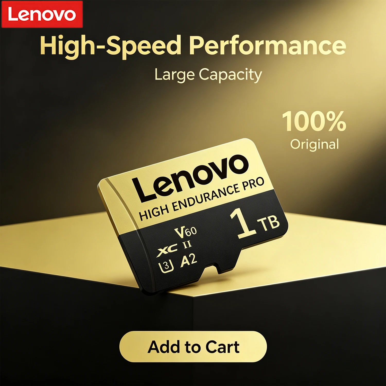 레노버 마이크로 SD 카드 1TB Class10 고속 플래시 메모리 카드 128GB..