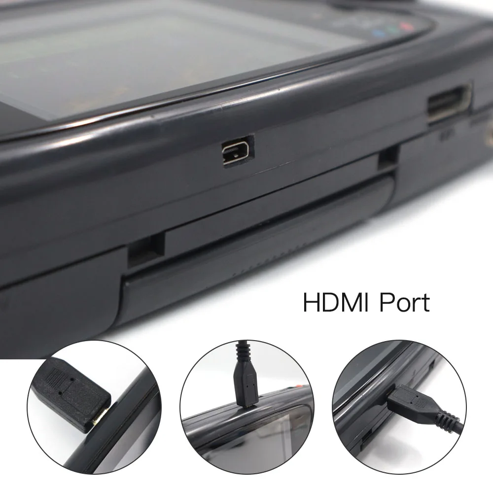 HDMIテレビ出力機能付、IPS液晶搭載カスタムゲームギア本体 HiSpeedodo-ips LCDスクリーンキット,3.5