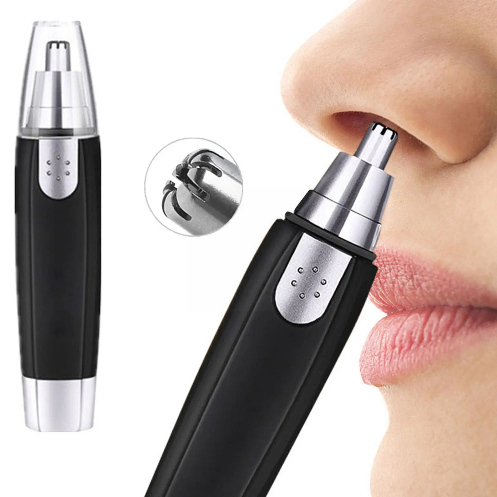 

Electric Nose Hair Trimmer Implement Shaver Men Women Shaver Eyebrow Clean Razor Trimer Neck Trimmer Kit Ear Remover Man R7G9