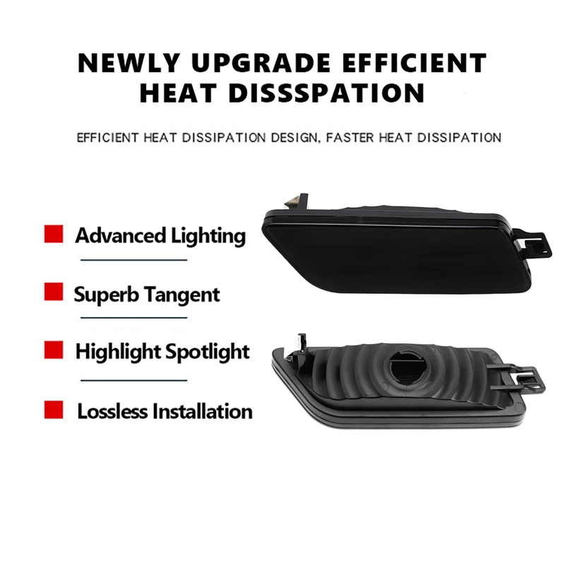 2Pcs For Porsche Macan 95B GTS 2014-2021 Dynamic LED Side Marker Lights Turn Sig