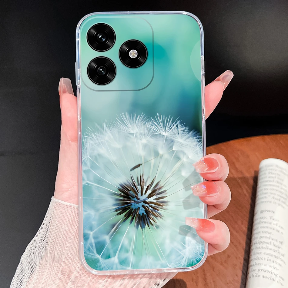 Gradient Color Soft Silicone Clear Phone Case - Lightweight Protective Cover