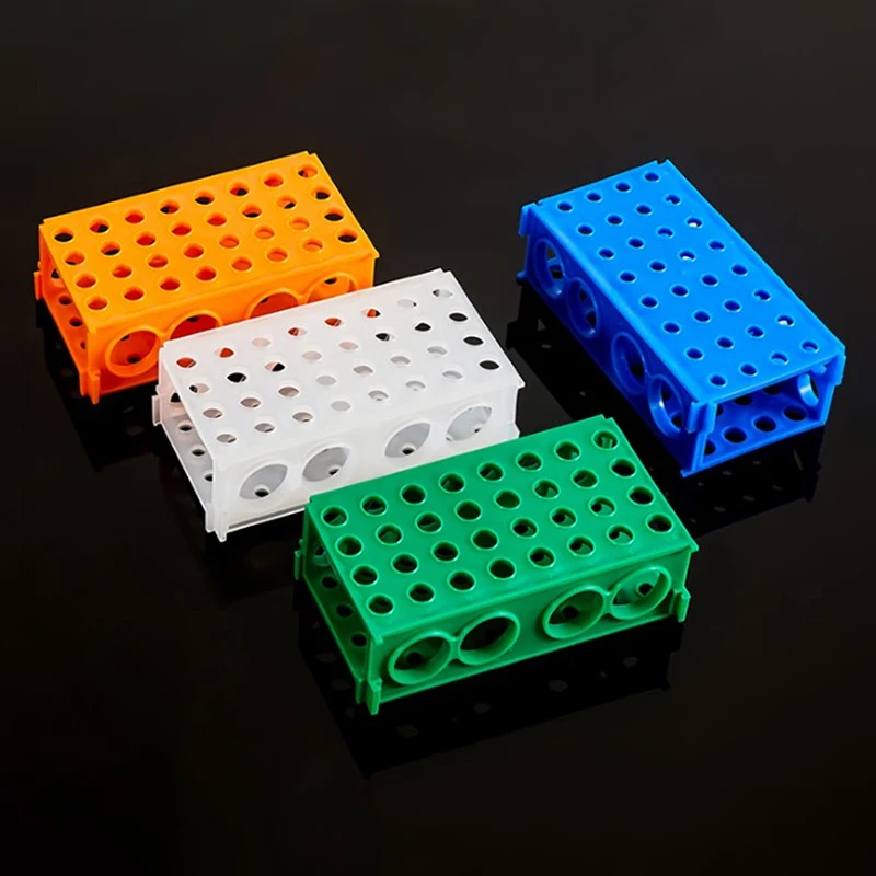 

1pcs plastic 0.5ml 1.5ml 10/15ml 50ml Multifunctional centrifuge tube rack freezing test tube holder Available on four sides
