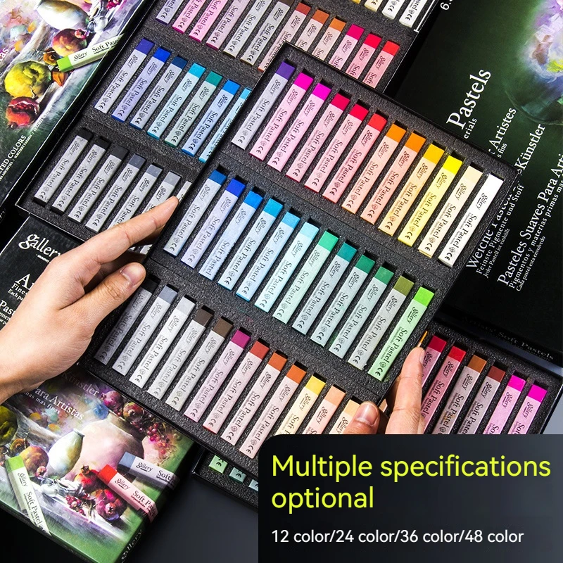 

12/24/36/48/72 Colors Soft Pastels/Chalks/Sticks/Crayons Coloring Crayons Cardboard Box Set Drawing Sketch Graffiti Art Supplies