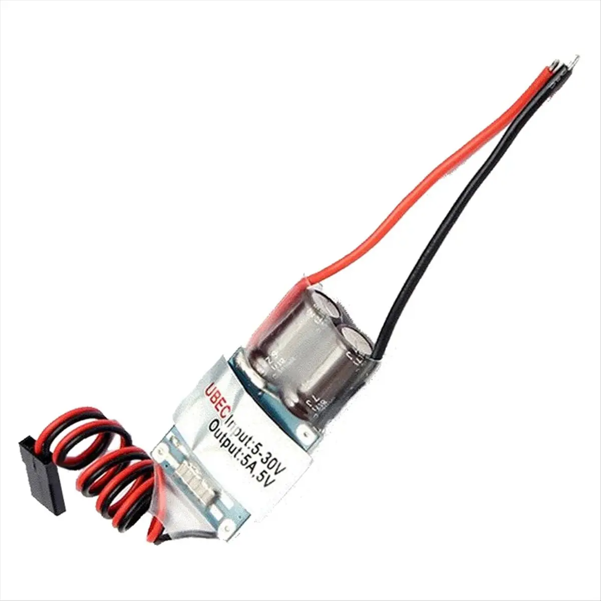 (A23G) 5A 2-7S FPV 수신기 전원 공급 장치 전압 조정기 외부 BEC(UBEC) RC 비행기용 5V 스텝다운 조정기 모듈