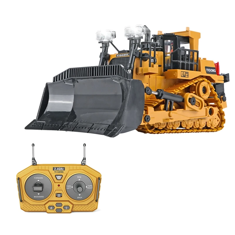 

Remote Control Bulldozer Toys 1:24 RC Trucks Remote Control Excavator For 4-15 Years Kids Birthday Christmas Gift