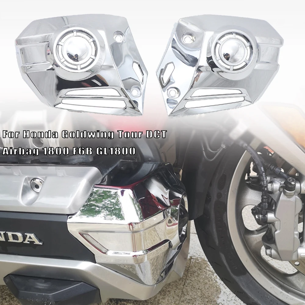 

Motorcycle Pair Lower Cowl Covers Chrome For Honda Goldwing Tour DCT Airbag 1800 F6B GL1800 2018 2019 2020 2021 Cowl Protection