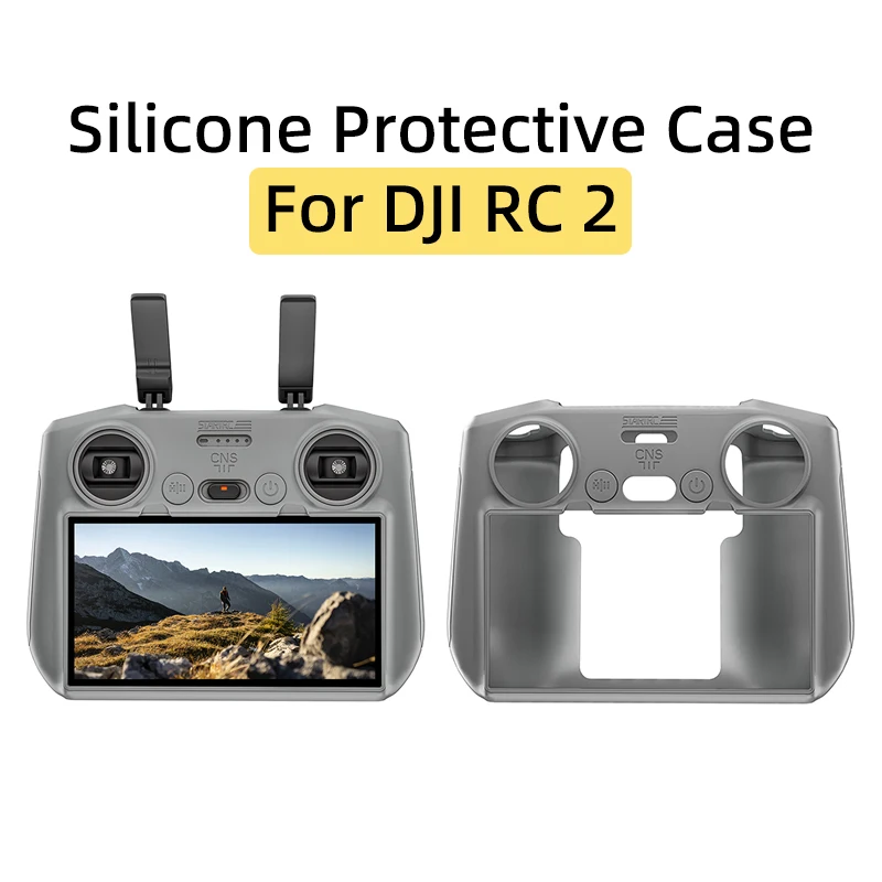 

For DJI AIR 3 Drone RC 2 Screen Remote Controller Silicone Case Sleeve Anti-fall Scratch-resistant Protective Cover Accessories