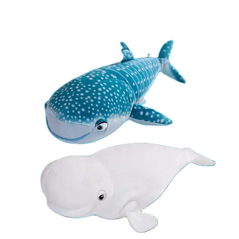 

75 см мягкие пушистые Пушистые Мягкие игрушки в виде белого кита, мягкие игрушки, подарки на день рождения