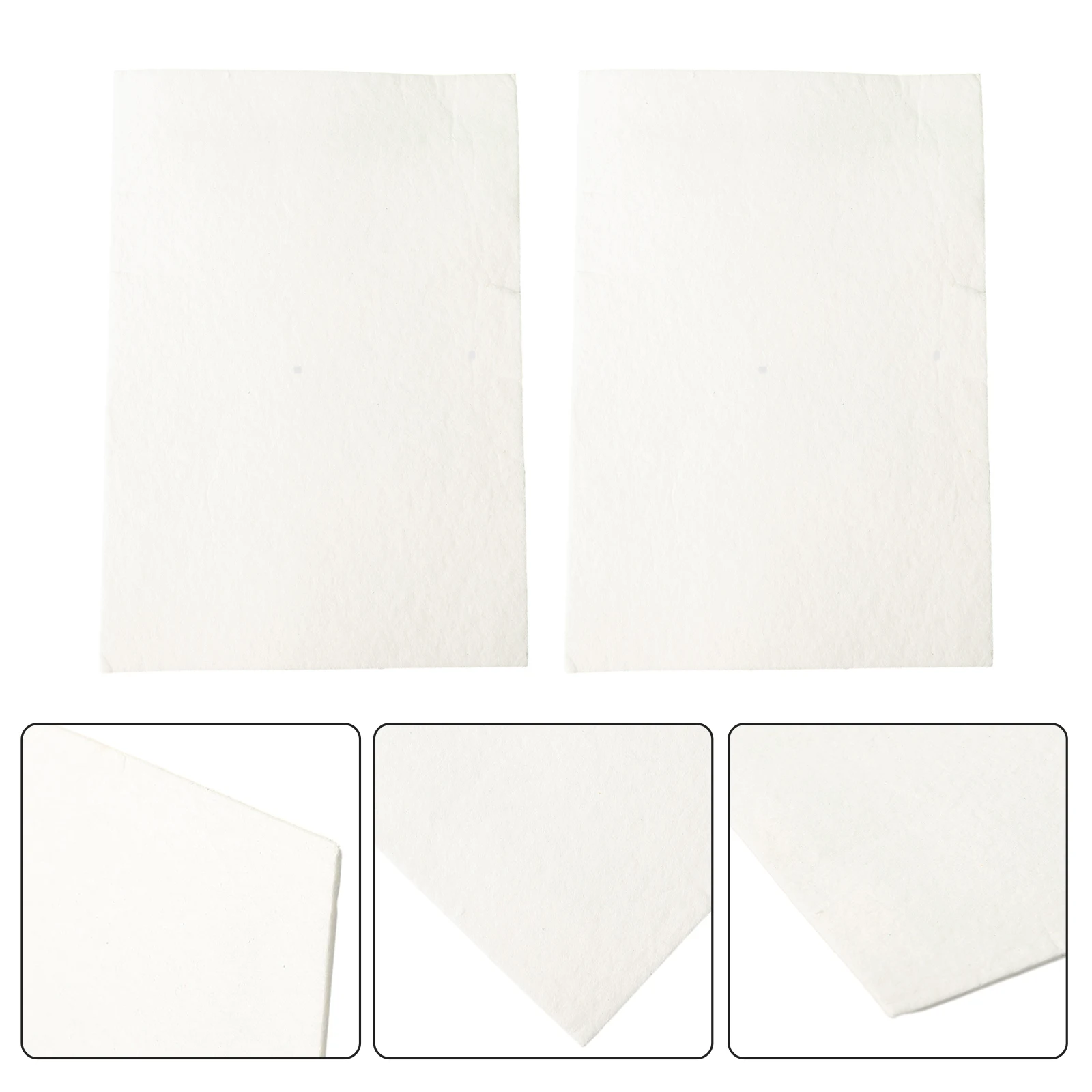210x145x2mm Ceramic Fiber Gaskets High Temperature Resistant Exhaust Pipe Oven Chimney Glass Gasket Sealing