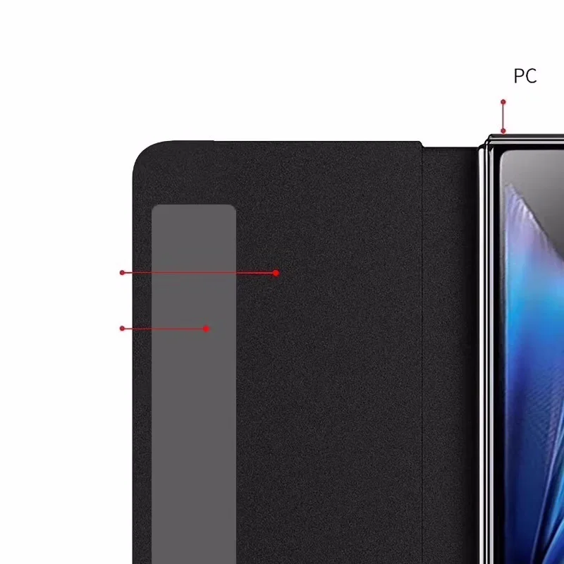 Premium PU Leather Wallet Case - Full Coverage Smart Window Protective Cover