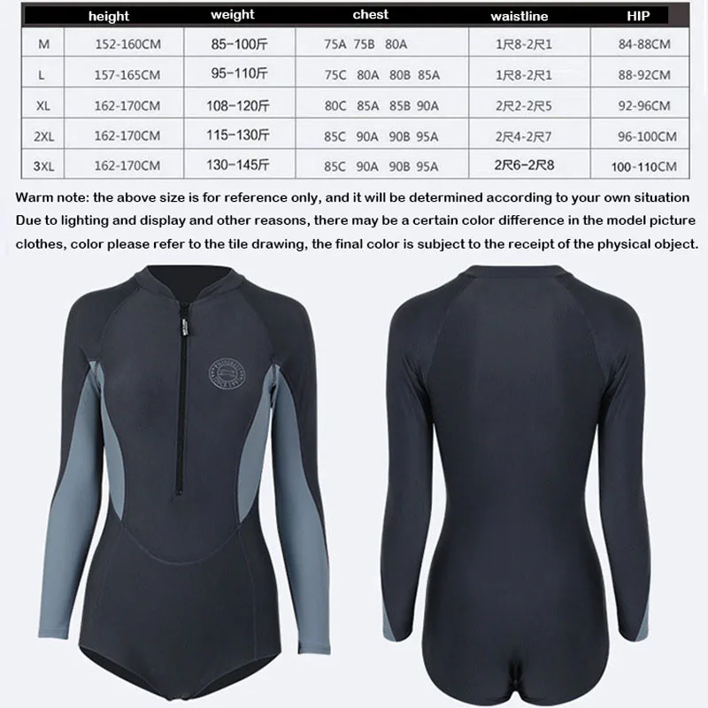 Swimming Diving Suit One Piece Wetsuit Jellyfish Suit Snorkeling Free Deep Diving Wetsuit Long Sun Protection Surfing