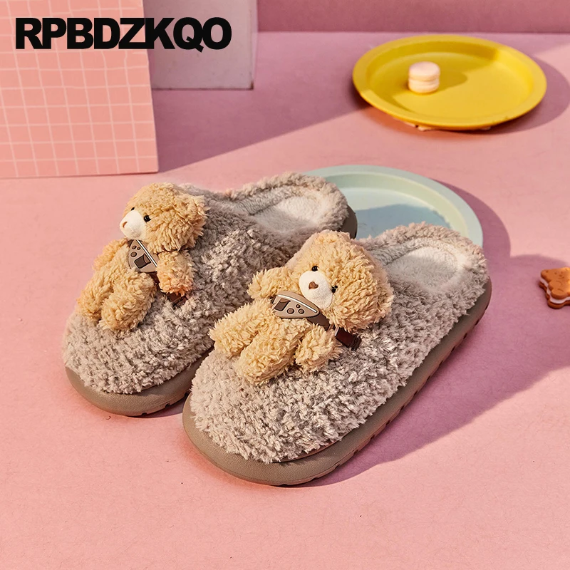 Kids Baby Sandals Cartoon Bear Shoes 0-2Yrs Boy Girls Soft Rubber Flat  Sandal Beach Shoes | Shopee Malaysia
