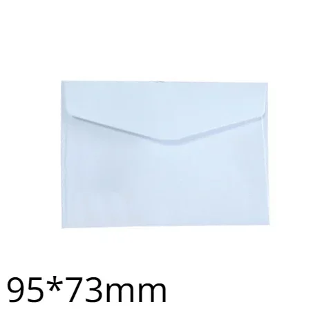 10-100 pcs Classical White Black Kraft Blank Mini Paper Window Envelopes Wedding Invitation Envelope Gift Envelope