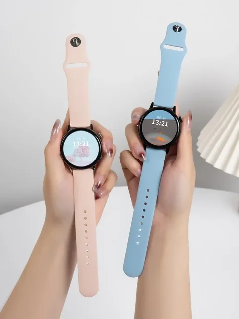 pulseira de relógio de silicone confortável e respirável