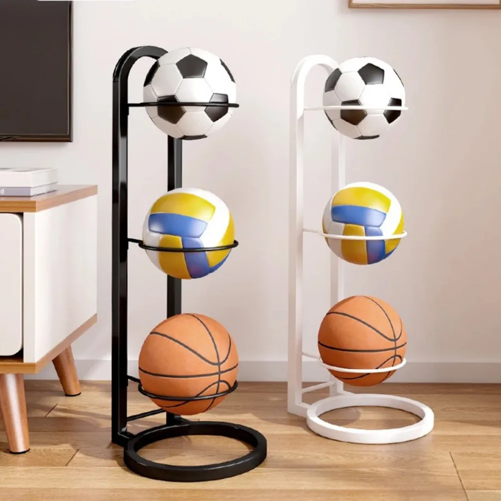 Indoor Children Basketball Football Volleyball Storage Rack for Kindergarten