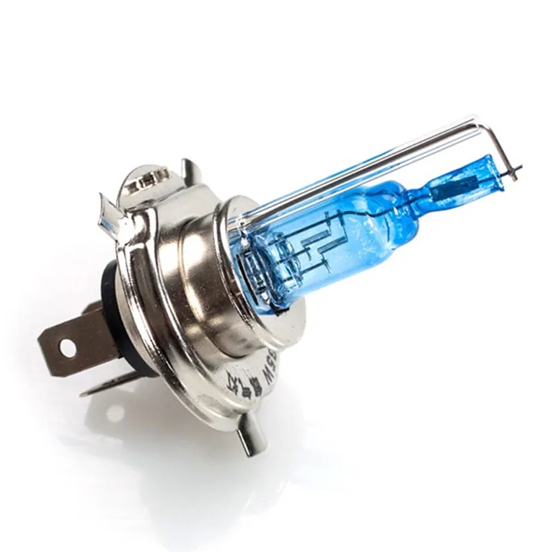 

1Pcs Universal Super White Motorcycle Headlight Bulbs H4 HALOGEN HID Bulb Headlight Headlamp BULBS 35/35W with 3 Contactors