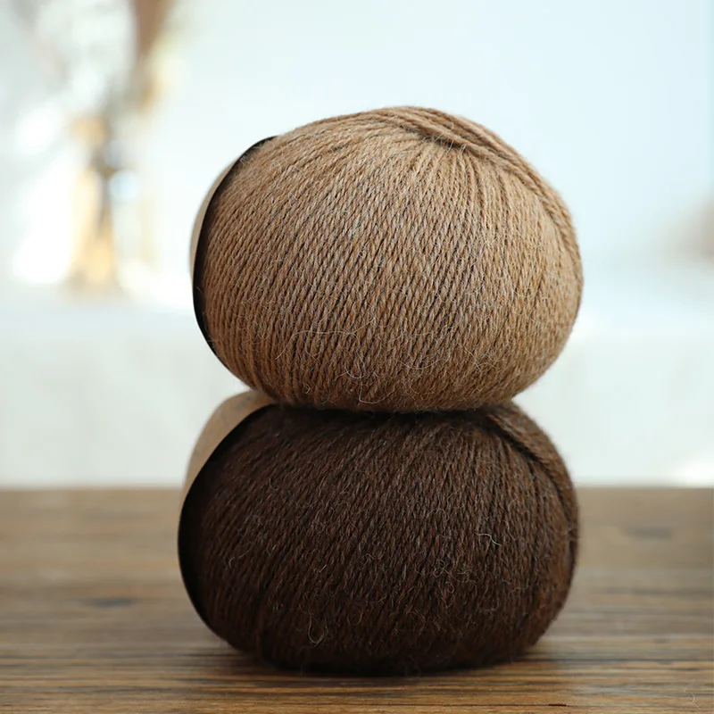 1pc=50g 175M 100% Alpaca Wool Yarn For Hand Knitting Baby Wool Soft Sweater Scarf Hat Crochet 3