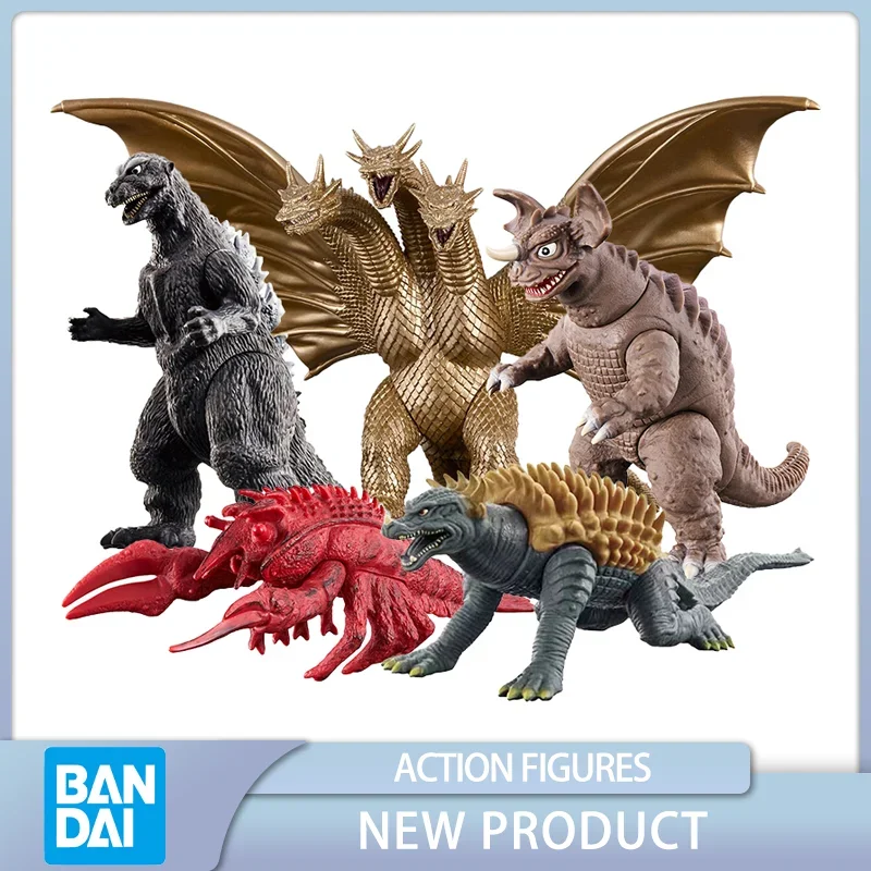 

BANDAI Monster Series Godzilla Burning Godzilla King Ghidorah Anime Action Figures Collect Model Toys Gifts for Chlid