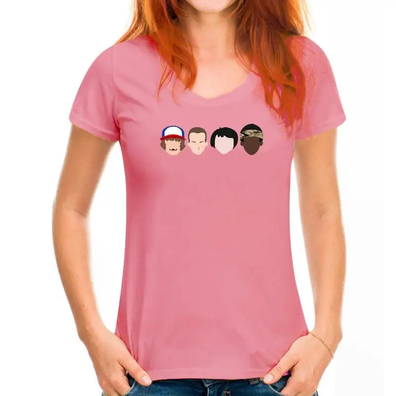 Camiseta de hombre Stranger Faces - CAJA DE REGALO STRANGER ELEVEN THINGS TERROR DVD