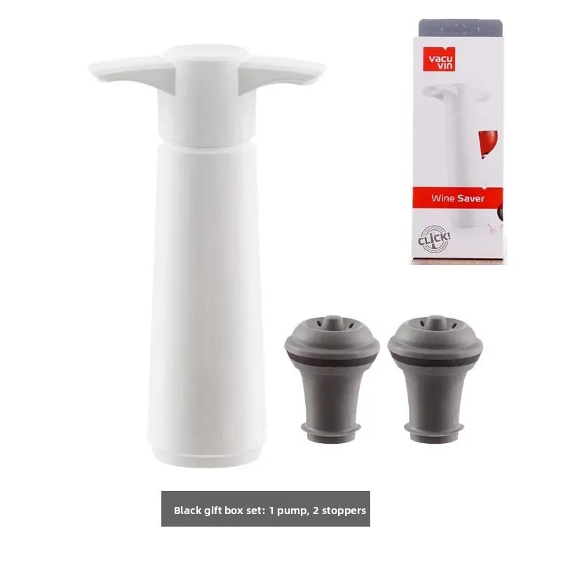 Vacu Vin Wine Bottle Stopper Vacuum Sed Preservation Home Use Wine Air Pump Set Plastic Material Wine Drinking Utensils