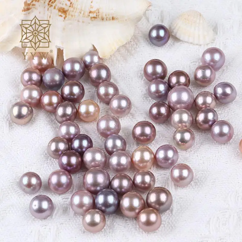 12-16mm Cultured No Hole Freshwater Natural Purple Pearl Big Size Beads Sold By 1pc For Jewelry Making Diy Necklace Bracelet