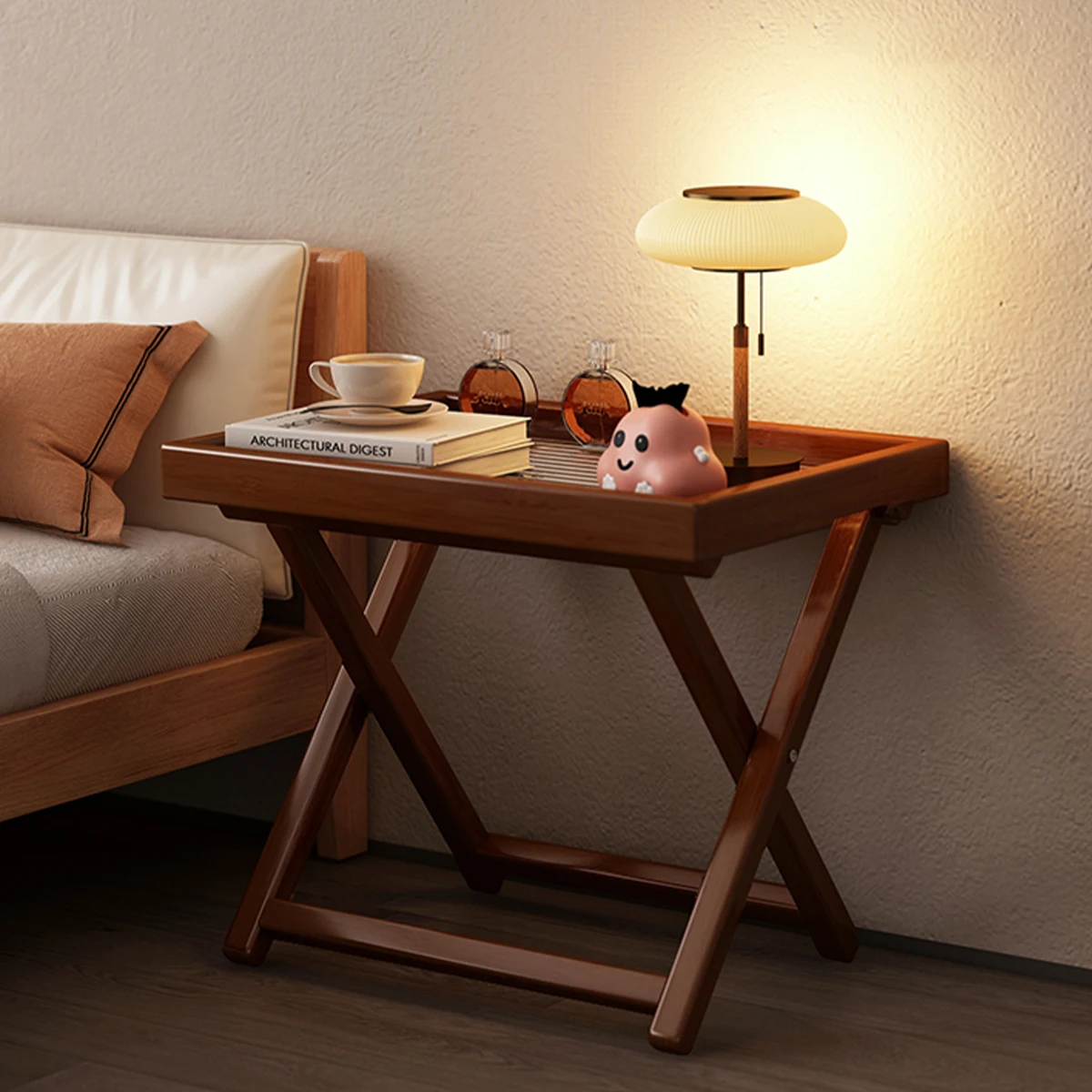 Bamboo Folding Side Table 4