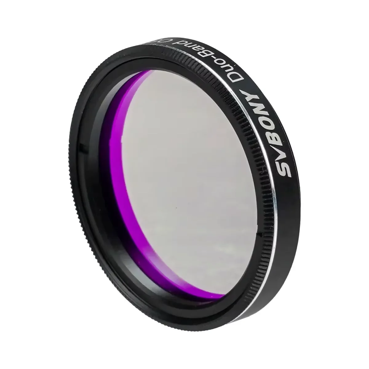 SVBONY Filtro Telescopio SV220 Doble Banda (H-Alpha/O-III) 1.25' - Para Astrofotografía Con Contaminación Lumínica, Cámaras Color