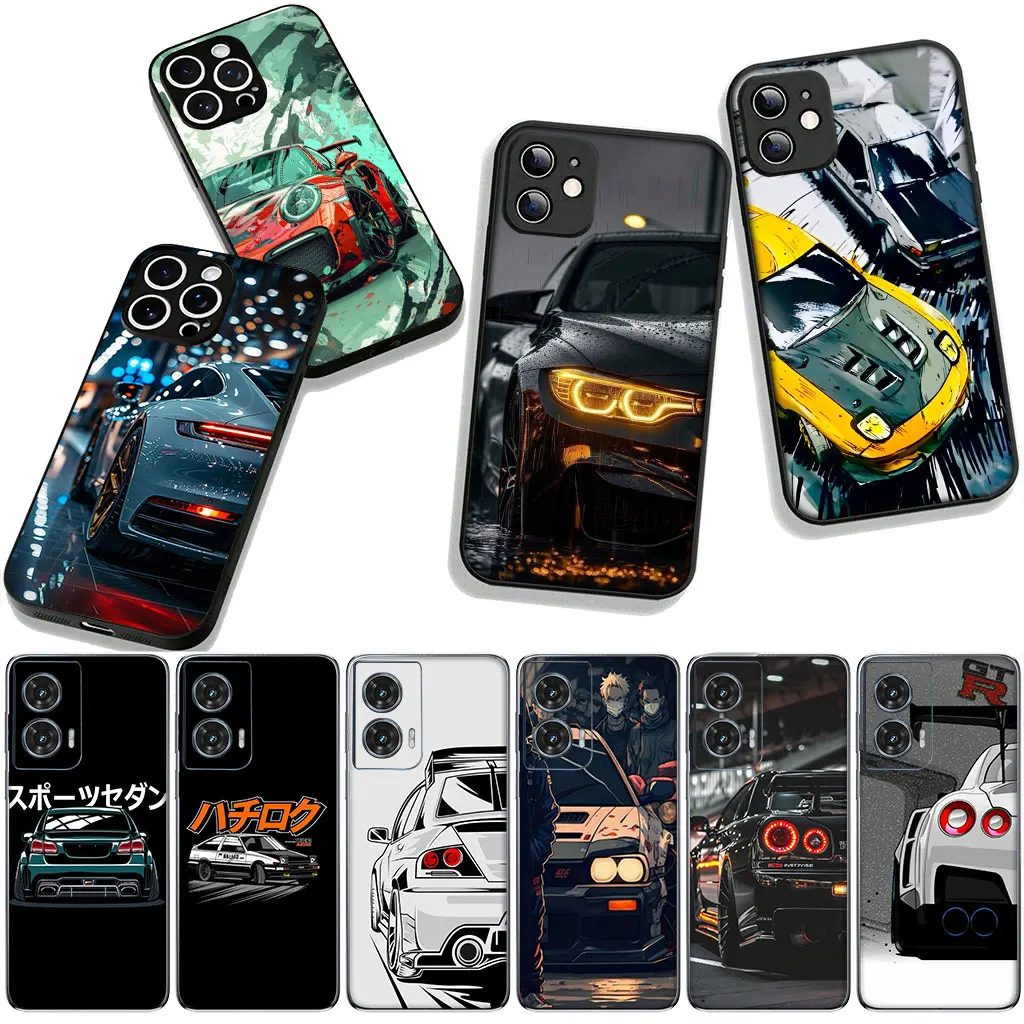 Supercar Calipers and Taillights Design Phone Case Cover