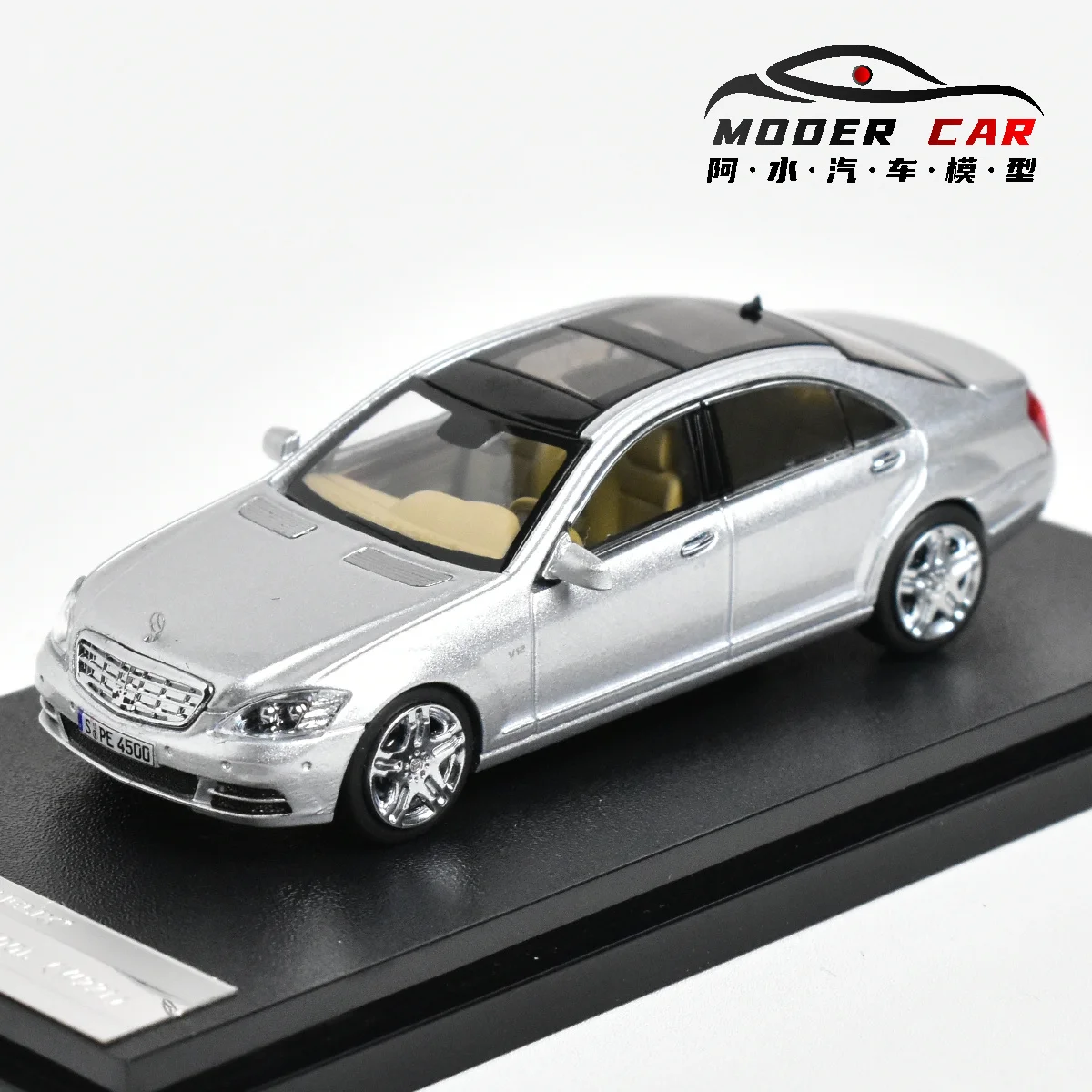 MH MOTORHELIX 1:64 S-Class S600L W221 Diecast Model Car 4