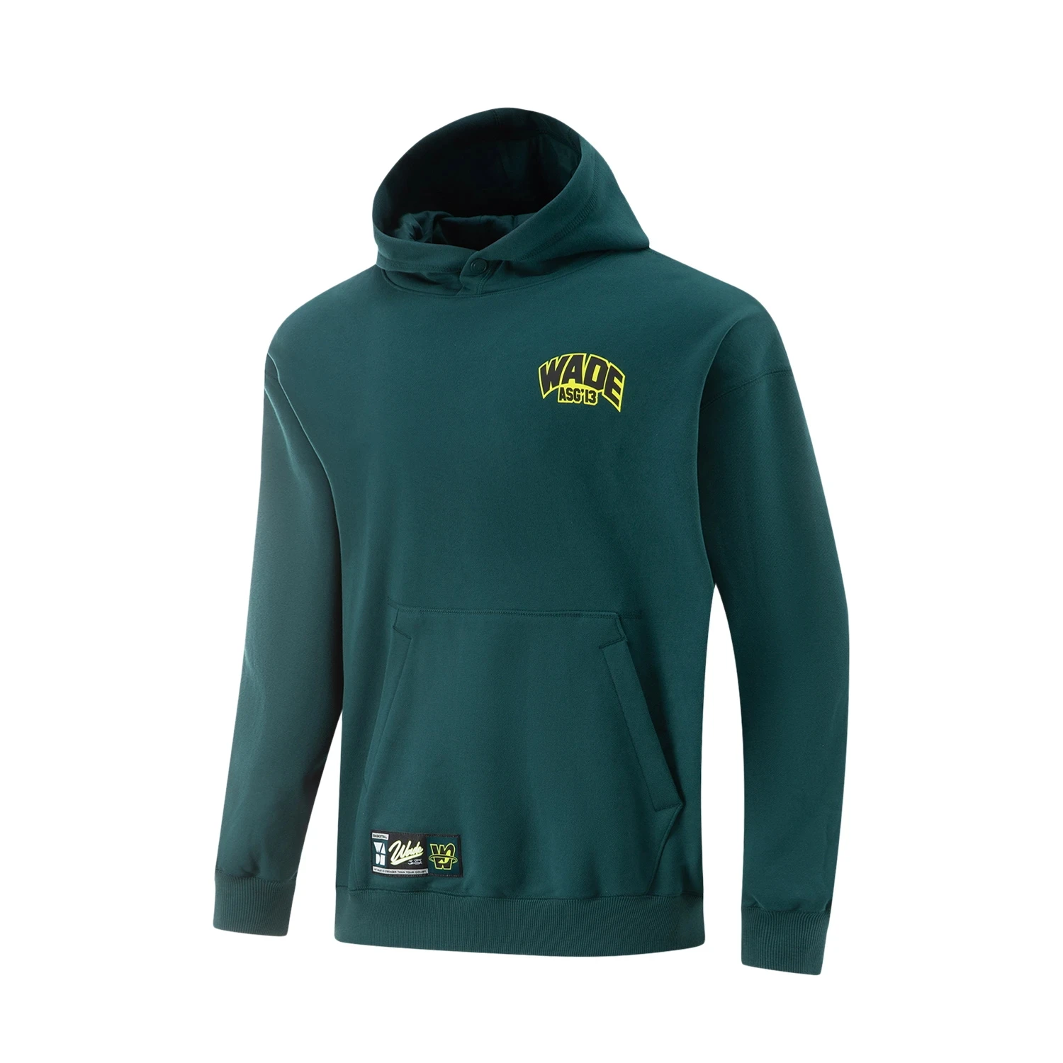Li-Ning Men Wade Hoodie WARM AT Winter Fleece Loose Fit 74%Cotton 26%Polyester Leisure Hooded LiNing Sweatshirt Tops AWDV887
