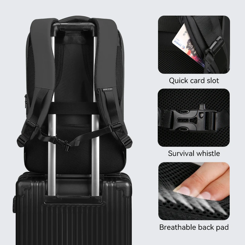 MARK RYDEN Multifunctional 15.6 inch Laptop Backpack Men Wholesale COMPACTO PRO Water Repellent 4