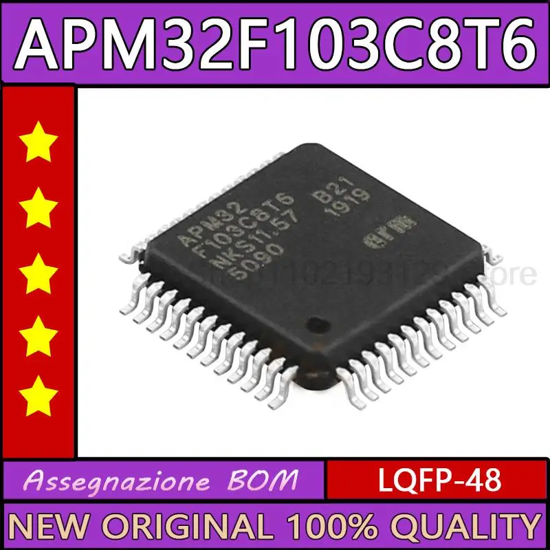 

Оригинальный микроконтроллер APM32F103C8T6, 32-битный микроконтроллер, чип IC, 5 шт./комплект