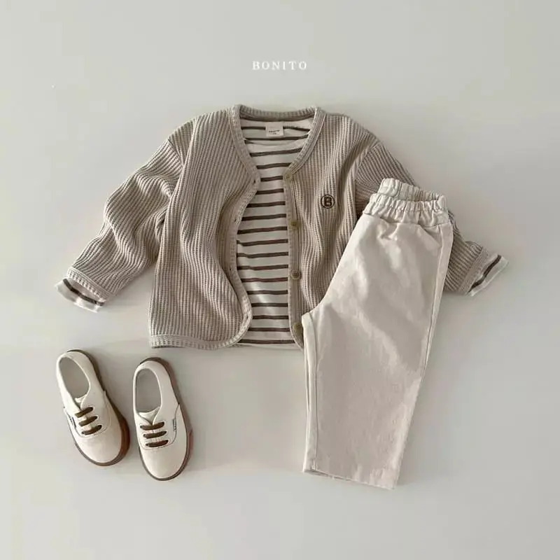 Autumn New Baby Long Sleeve Coat Cotton Infant Girls Letter Cardigan Toddler Boys Casual Versatile Jacket Kids Clothes