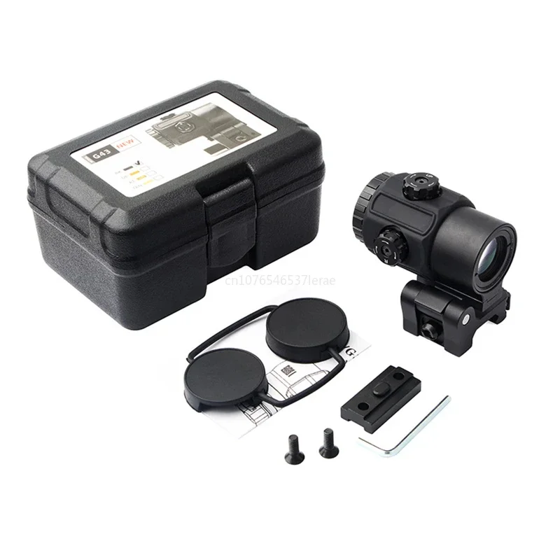 Riflescope Cover Tactical G33 G43 3X Magnifier Scope Sight with Switch to Side STS Quick Detachable Mount Hunting G45 5X Magnifiers Rifle Scopes