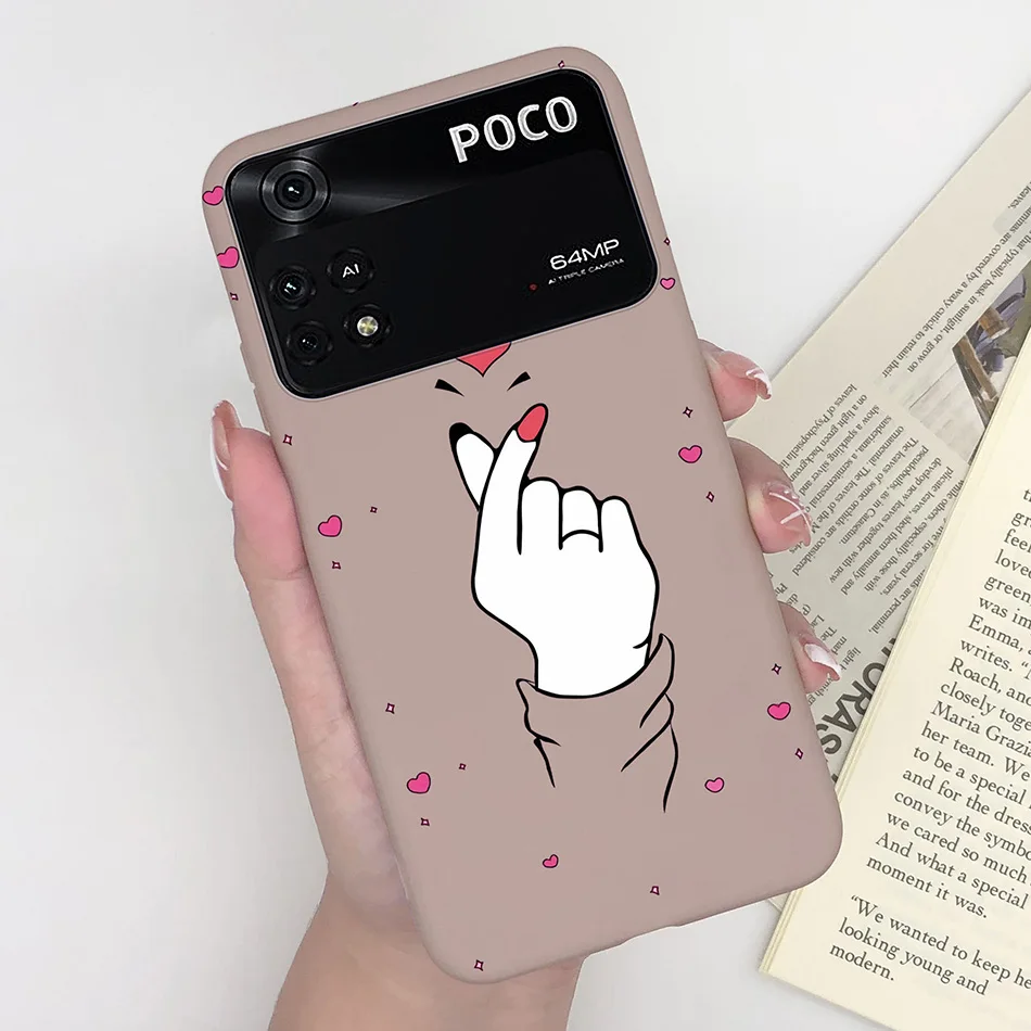 Charming Heart & Butterfly Floral Soft Silicone Matte Protective Phone Case