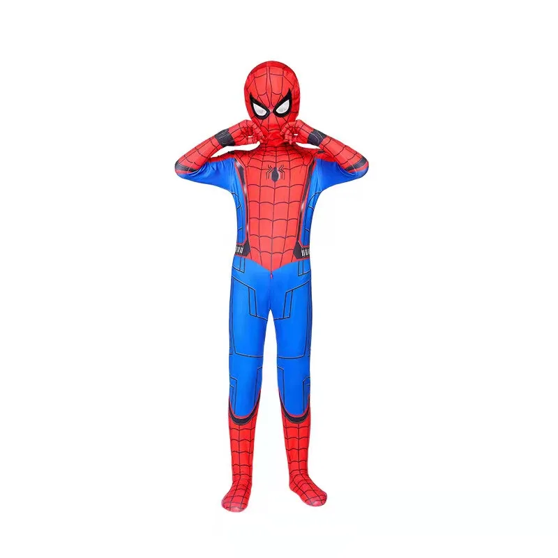 thumbnail image 1 of Traje de superhéroe Spiderman de alta calidad para niños y adultos, mono de licra, Zentai, para fiesta de Halloween, estilo 3D, 1 of 5