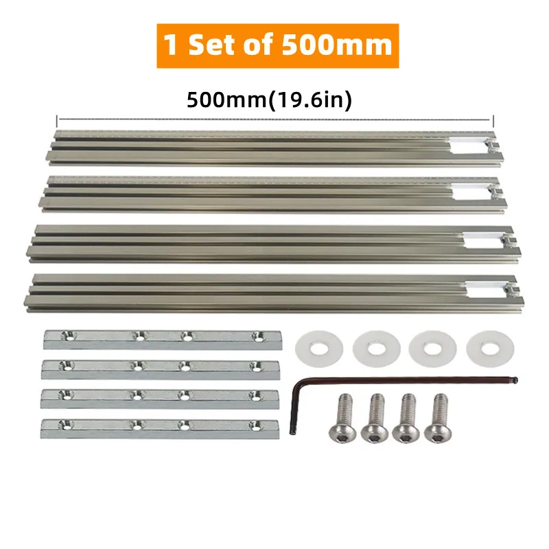 Adjustable Guide Rail Bracket for Woodworking - Routing Jig Frame for Trimming, Milling, and Engraving