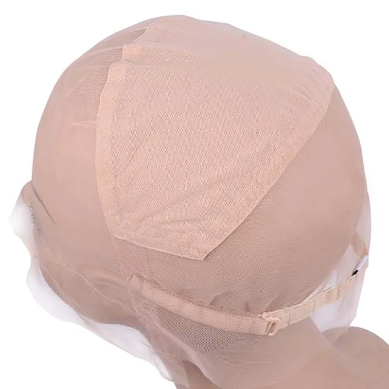 10pcs Full Lace Wig Cap Wig Base with Adjustable Strap Hairnet Cap for Making Caps
