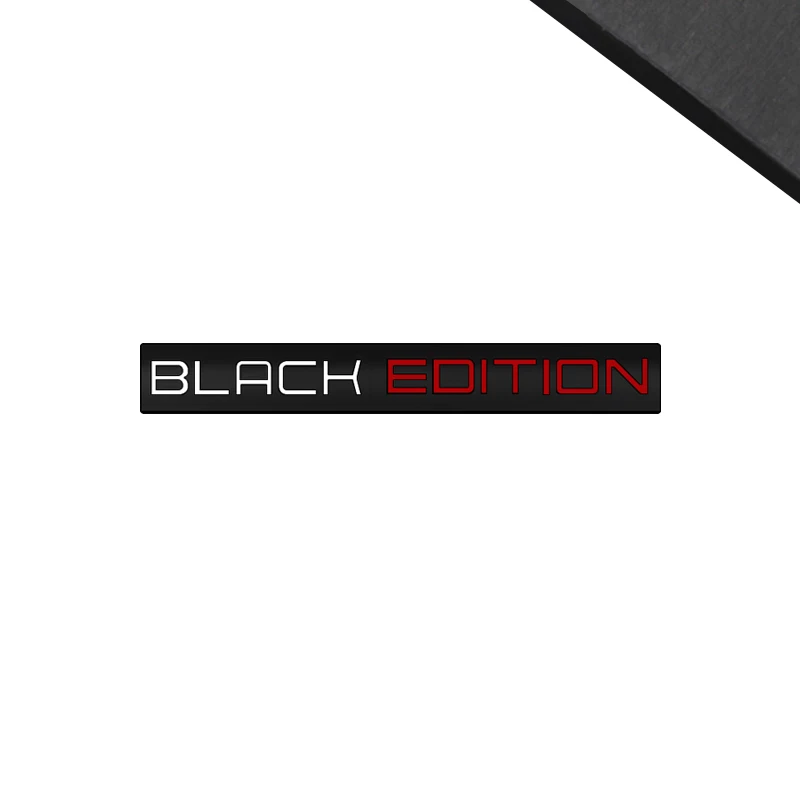 Black Edition Emblem Car Styling 3d Sticker Metal Logo Badge For Toyota  Honda Lexus Citroen Cadillac Bmw Kia Body Decoration - Car Stickers -  AliExpress