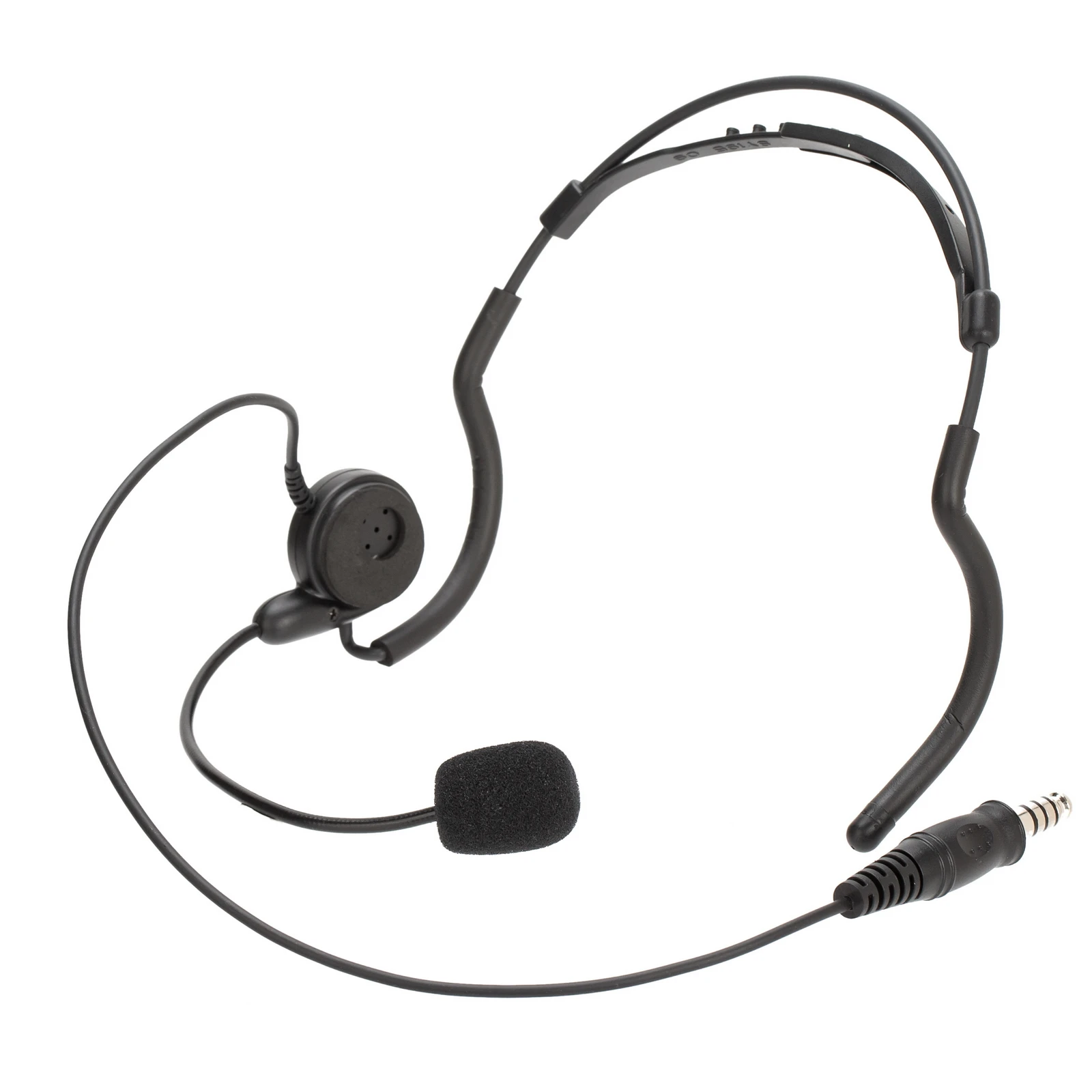 7.1mm Bone Conduction Headset Earpiece Microphone For Two Way Radio Walkie Talkie