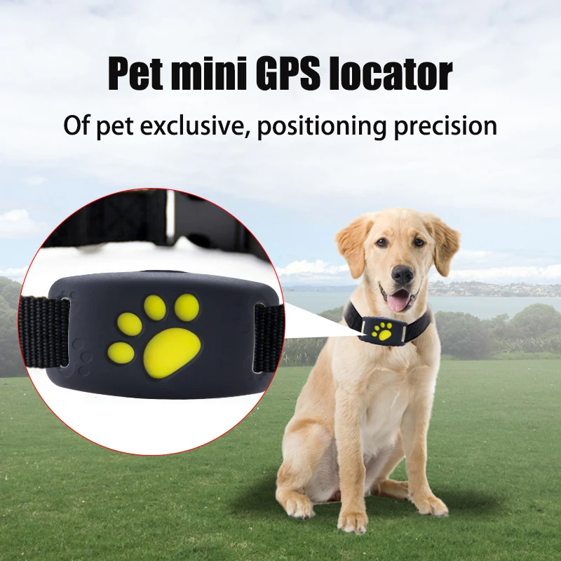 

Pet Dog Cat Mini GPS Tracker Anti Lost GSM/GPRS Finder Wireless Positioning Locator Alarm Waterproof Collar for Dogs Pet Gps