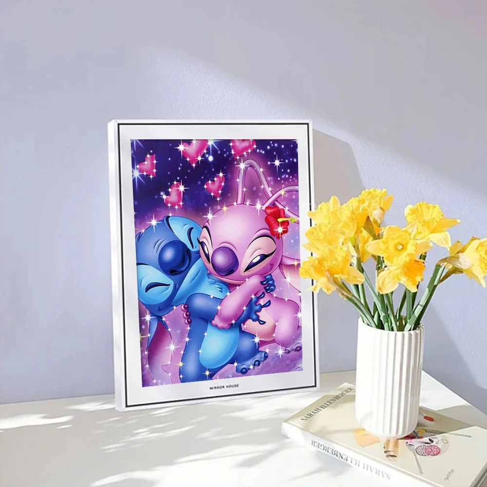 Disney Diamond Painting Lilo and Stitch Full Round Drill Mosaic Cartoon New Arrivals Children Gifts 30x40 4 Disney Diamond Painting Lilo and Stitch Full Round Drill Mosaic Cartoon New Arrivals Children Gifts 30x40 4