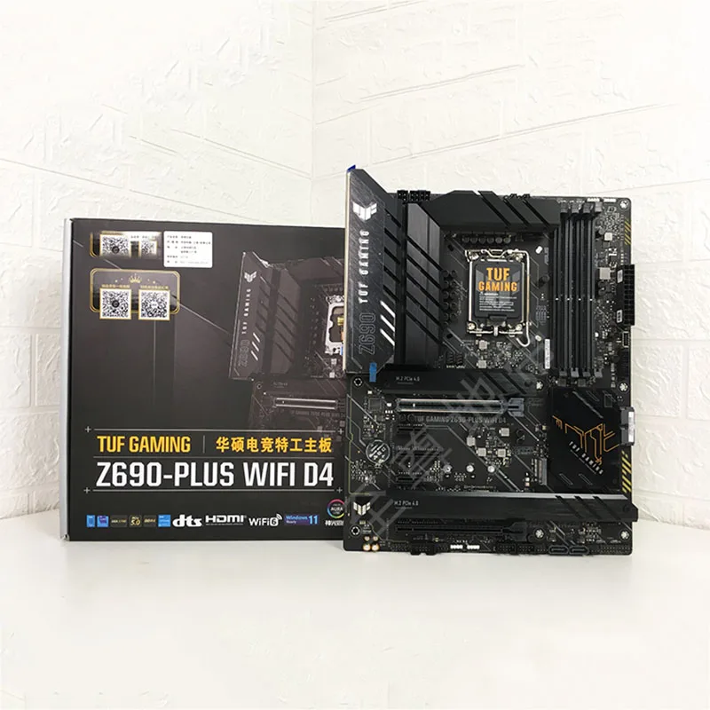 For TUF GAMING Z690-PLUS WIFI D4 LGA 1700 DDR4 128GB Brand New Original Desktop Motherboard High Quality 4 For TUF GAMING Z690-PLUS WIFI D4 LGA 1700 DDR4 128GB Brand New Original Desktop Motherboard High Quality - Image 2