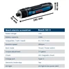 Bosch GO 3 Electric Screwdriver Set 3.6V 5Nm Cordless Mini Hand Drill Rechargeable Screw Driver Bosch Multi-Function Power Tool 6