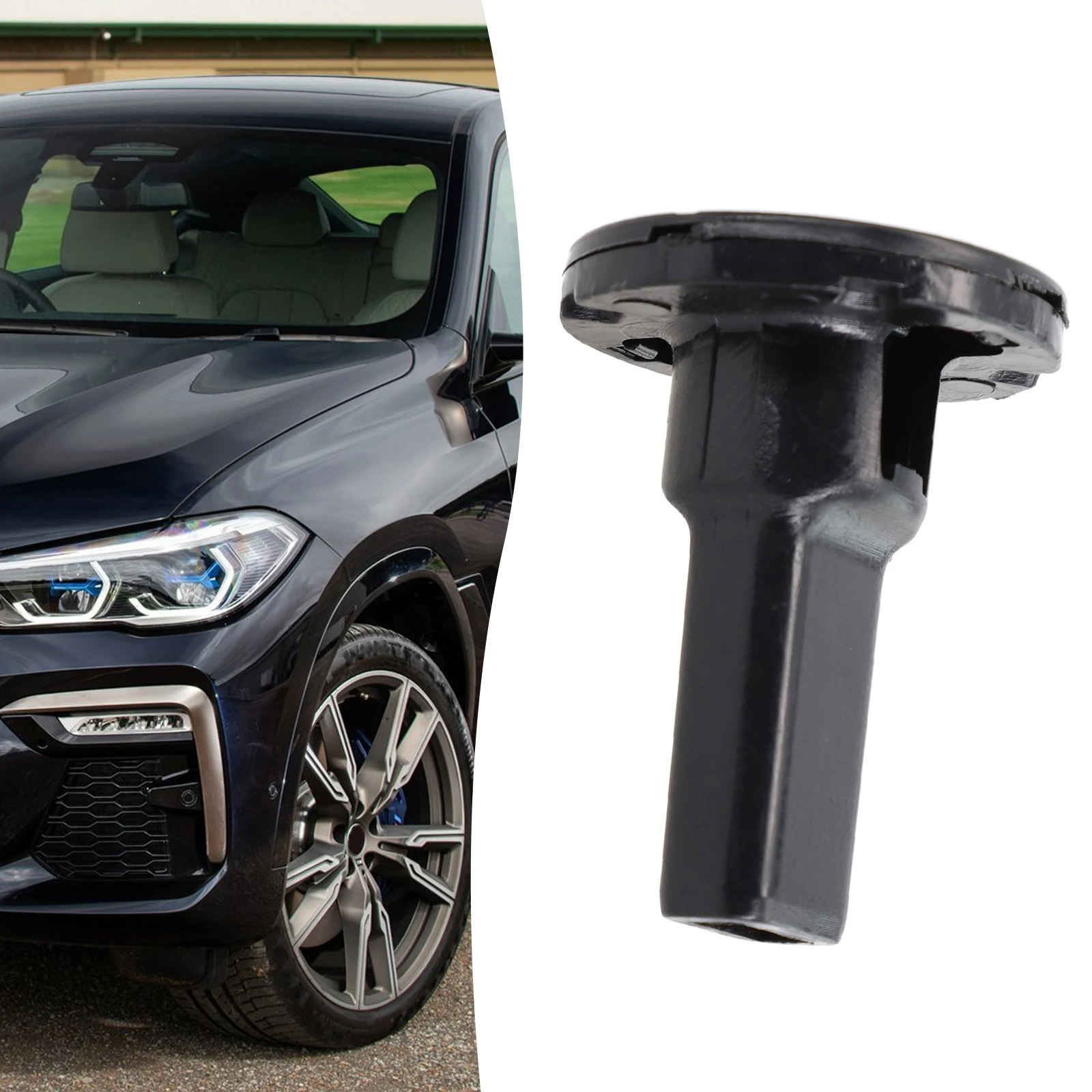 

Car Accessories Bushing Bracket Black Bushing Bracket Direct Fit Easy Installation For BMW Plastic Plug-and-play Car 1pcs