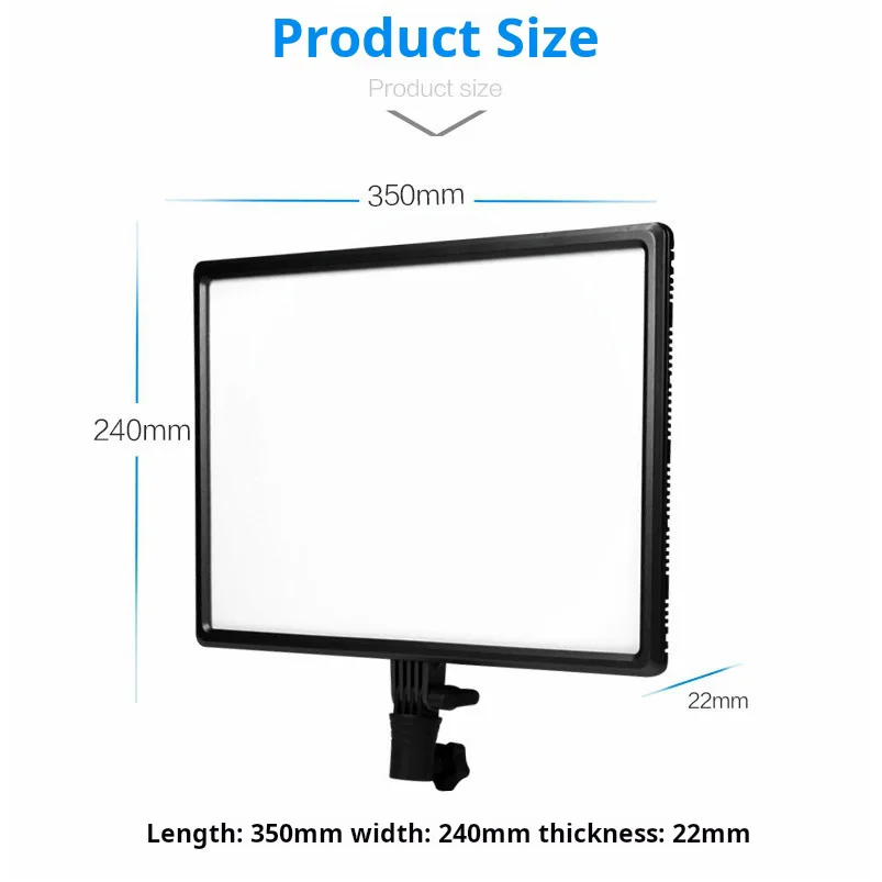 Luxpad 43H LED 비디오 방송 조명, 촬영 필 조명, 사진 스튜디오 램프, 유튜브 라이브 스트리밍용