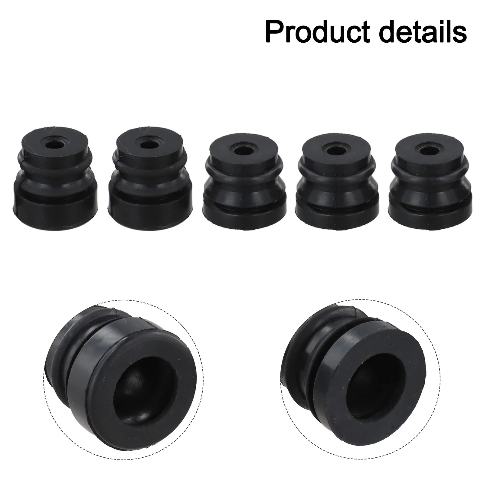 Replacement Damping Rubber Pad Set – Annular Buffer Blocks For Chainsaw Vibration Reduction Fits 4500 5200 5800 Series